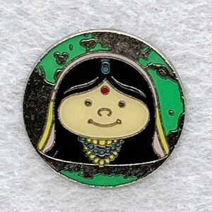 🔮 5/$25 Disney It's A‎ Small World India Pin
